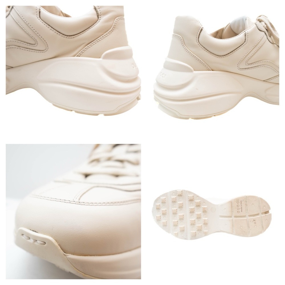 Gucci Rhyton Interlocking Disk Leather Sneakers Women’s Sz 6 Gucci Size  8.5US‎ - Picture 10 of 12